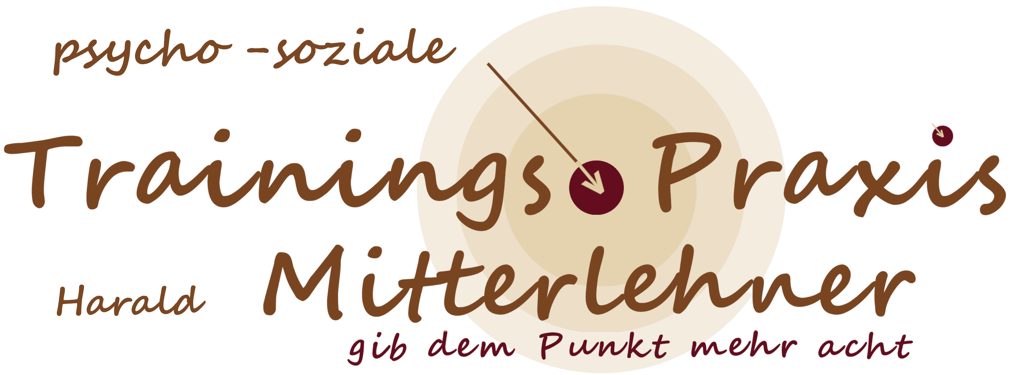 Logo Harald (93 x 46 cm) Logo Trainings-Praxis