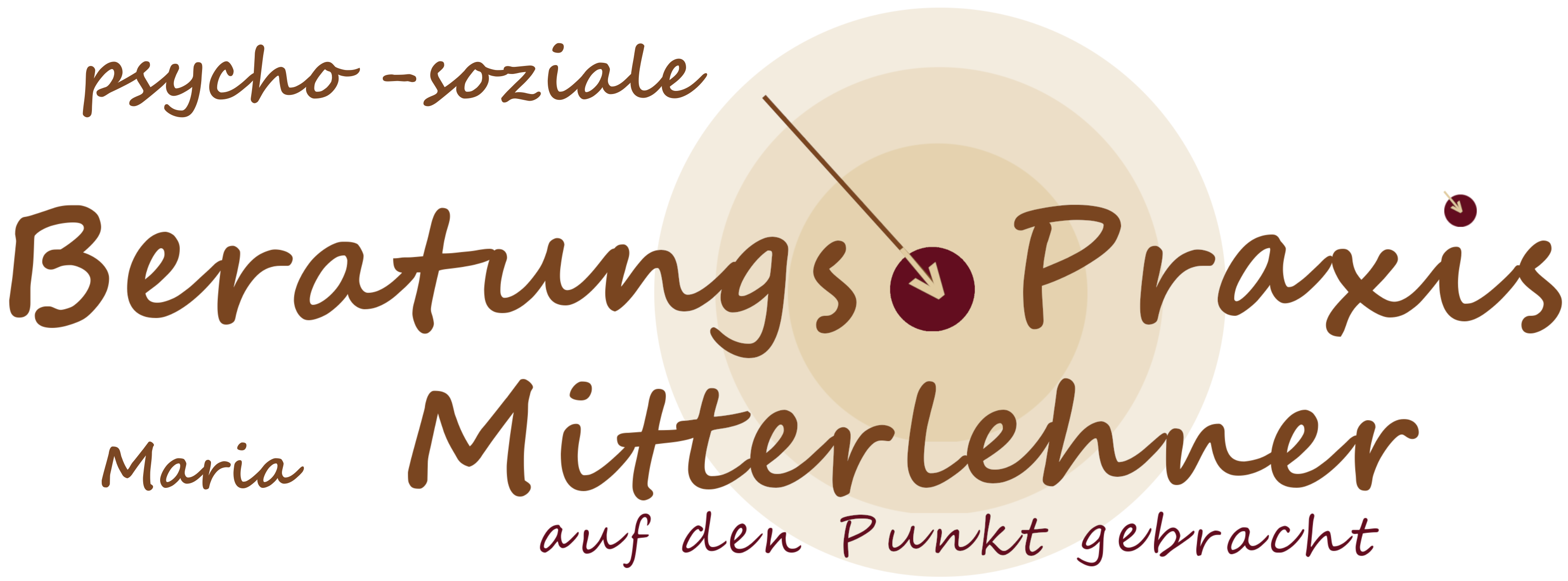 Logo Maria (93 x 45 cm) Beratungs-Praxis